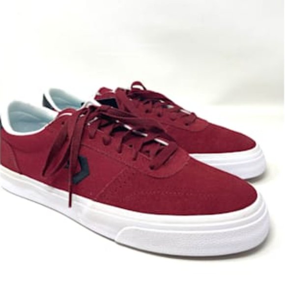 đź’–MEGA SALEđź’–Converse Boulevard Men OX Back Alley Brick White Red Nubuck 17072 - Picture 8 of 13